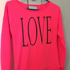 Love sweat shirt